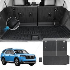 Cargo Mat for 2025 2024 2023 Honda Pilot Accessories, All Weather TPE Trunk M...