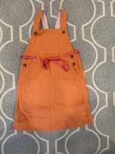 Girls Ralph Lauren Orange Courdaroy Dress Overalls NWOT Size 5T