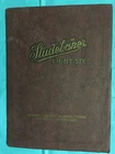 11923 STUDEBAKER " 'LIGHT-SIX' - ROADSTER / TOURING CAR +" Dealer Sales Brochure