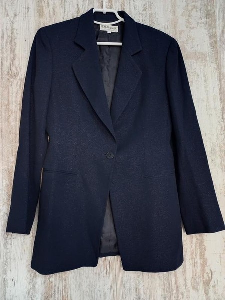 Women Giorgio Armani Blazer Navy Viscose 34