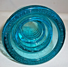 Base Embossed American  CD 145 AM  INSULATOR CO  Blue Beehive Nice  RR Telegraph — photo 8