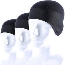Winter Fleece Warm Beanie Ear Cover Cap Windproof Cycling Helmet Liner Skull Cap