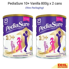 2x Pedia Sure 10+ OptiHeight 800g Vanilla For Teens 10-15 Yrs Old