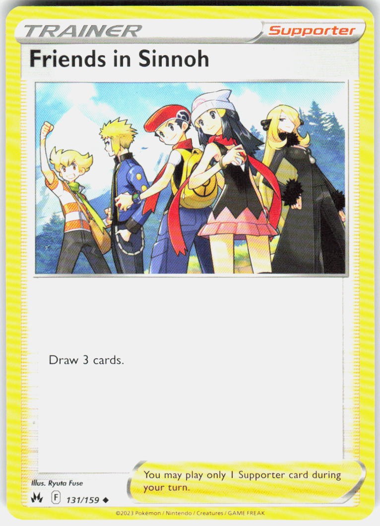 Friends in Sinnoh Uncommon 131/159 Crown Zenith Pokemon Lightly Played