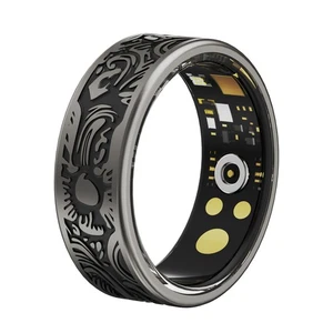 Smart Ring Health Sleep Tracker Ring with Heart Rate Fitness for iOS Android W9