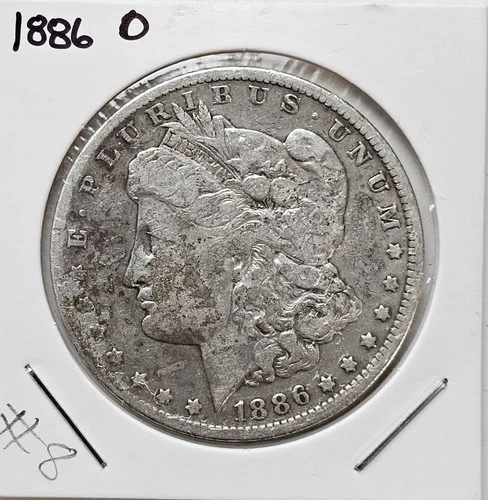 1886 O Morgan Silver Dollar VF