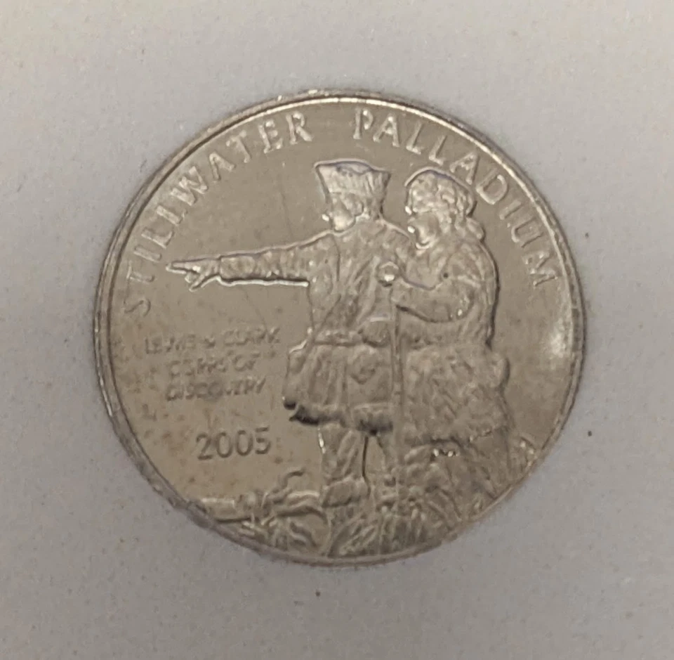 Stillwater 2005 1/10 oz paladio Lewis and Clark Foto 2 de 4