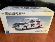 AUTOart 1/18 1964 Ford Cortina GT MKI Model Car Huges/Young #3