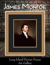 President James Monroe Presidential Whitehouse Portrait Custom Framed Photograph