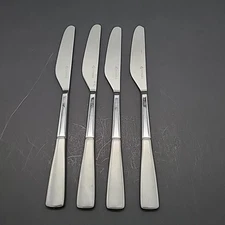 4 Knifes Viners of Sheffield England Stainless  Art Deco MCM Mid-century