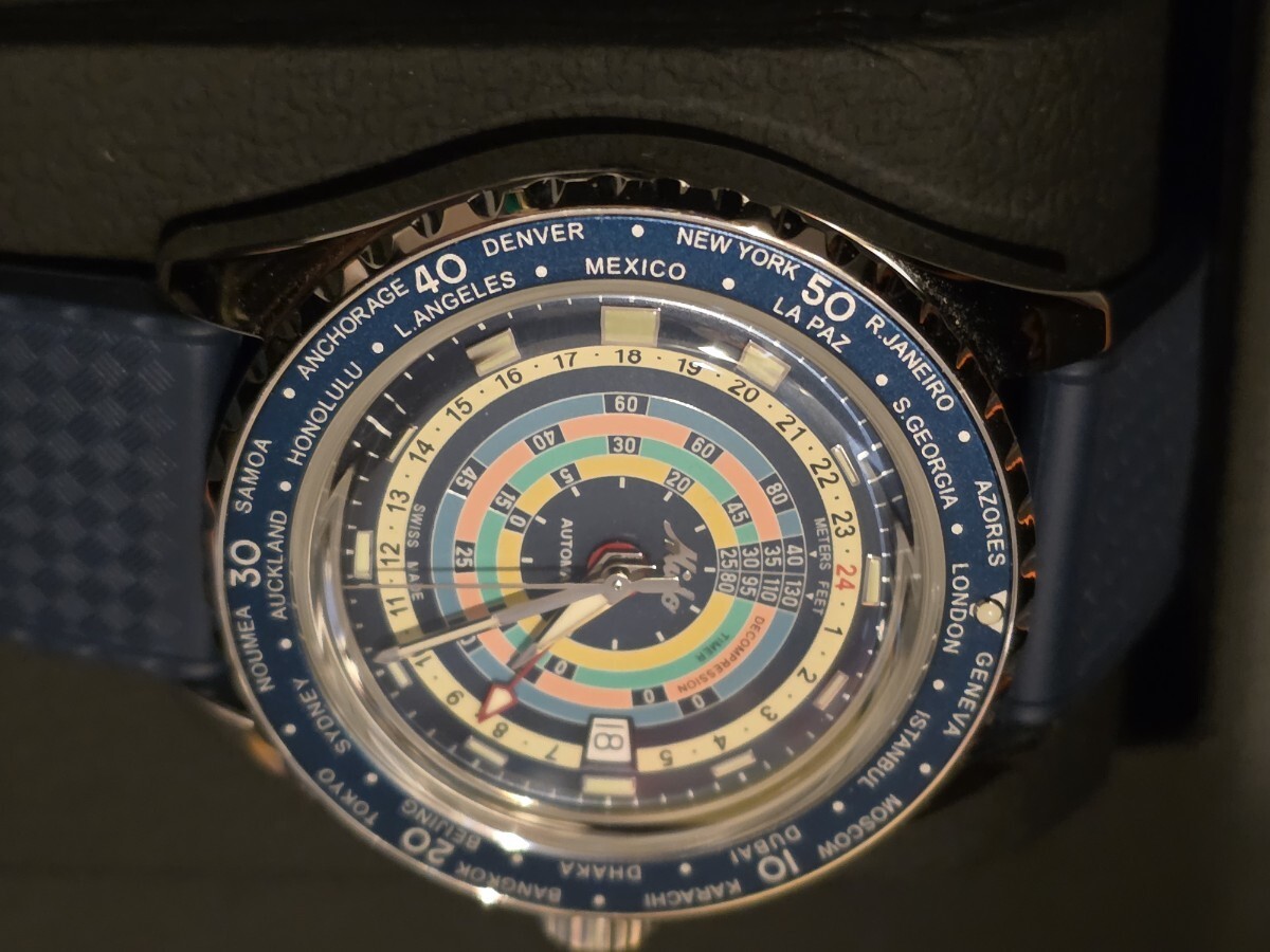 Mido Ocean Star Decompression Worldtimer Automati… - image 6