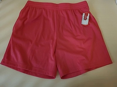 BCG Men's Training Diamond Mesh  7'' Short Raspberry Sorbet NWT