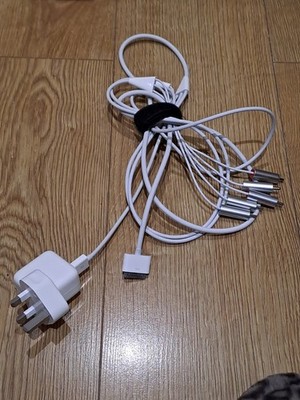 Original Apple AV Component Cable MB128ZA/B A1357 5 RCA Charging Kit & Adapter