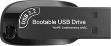 32GB - Bootable Winpe USB Drive for Windows 10 & 11,Password Reset, Network Driv