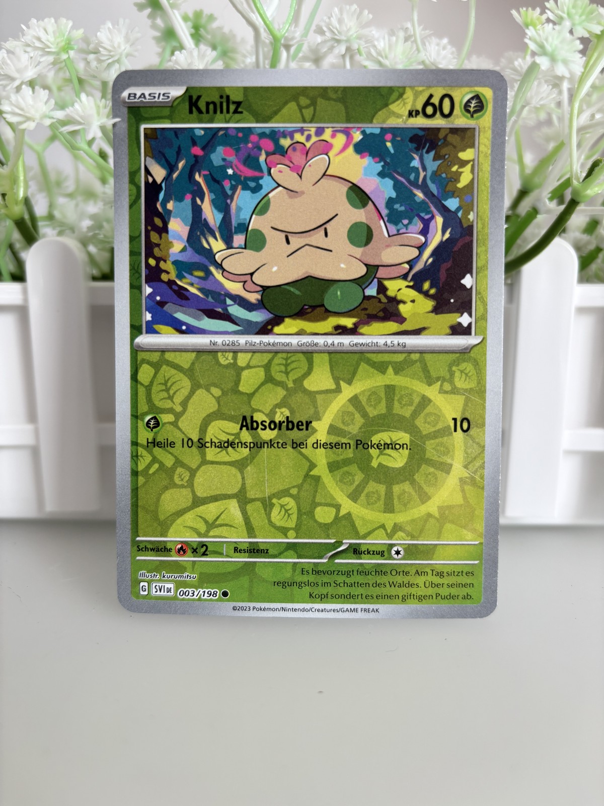 Pokemon Knilz Reverse Holo (SVI 003/198) German