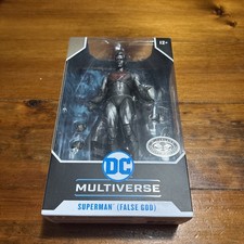 DC Multiverse Superman  FALSE GOD  Action Figure McFarlane Platinum Edition New