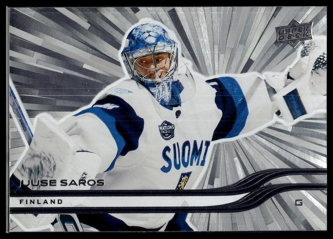 2025-26 Upper Deck #669 Juuse Saros Outburst Silver