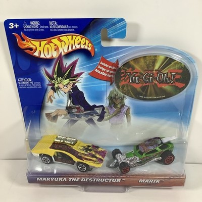 1996 Hot Wheels Yu-Gi-Oh! Makyura the Destructor & Marik 2 pack vehicle set N29