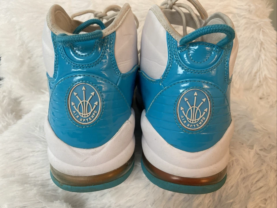 Nike Air Uptempo Blue Fury Adult Size 13 CK0892-100 NBA Basketball Mens - Image 3 of 4