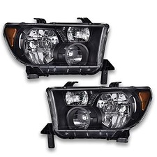 Headlights Assembly Tundra 2007-2013 Sequoia 2008-2017 Left Right Clear Lens