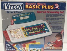 Vtg Vtech Smart Start Basic Plus Electronic Learning Computer - Complete