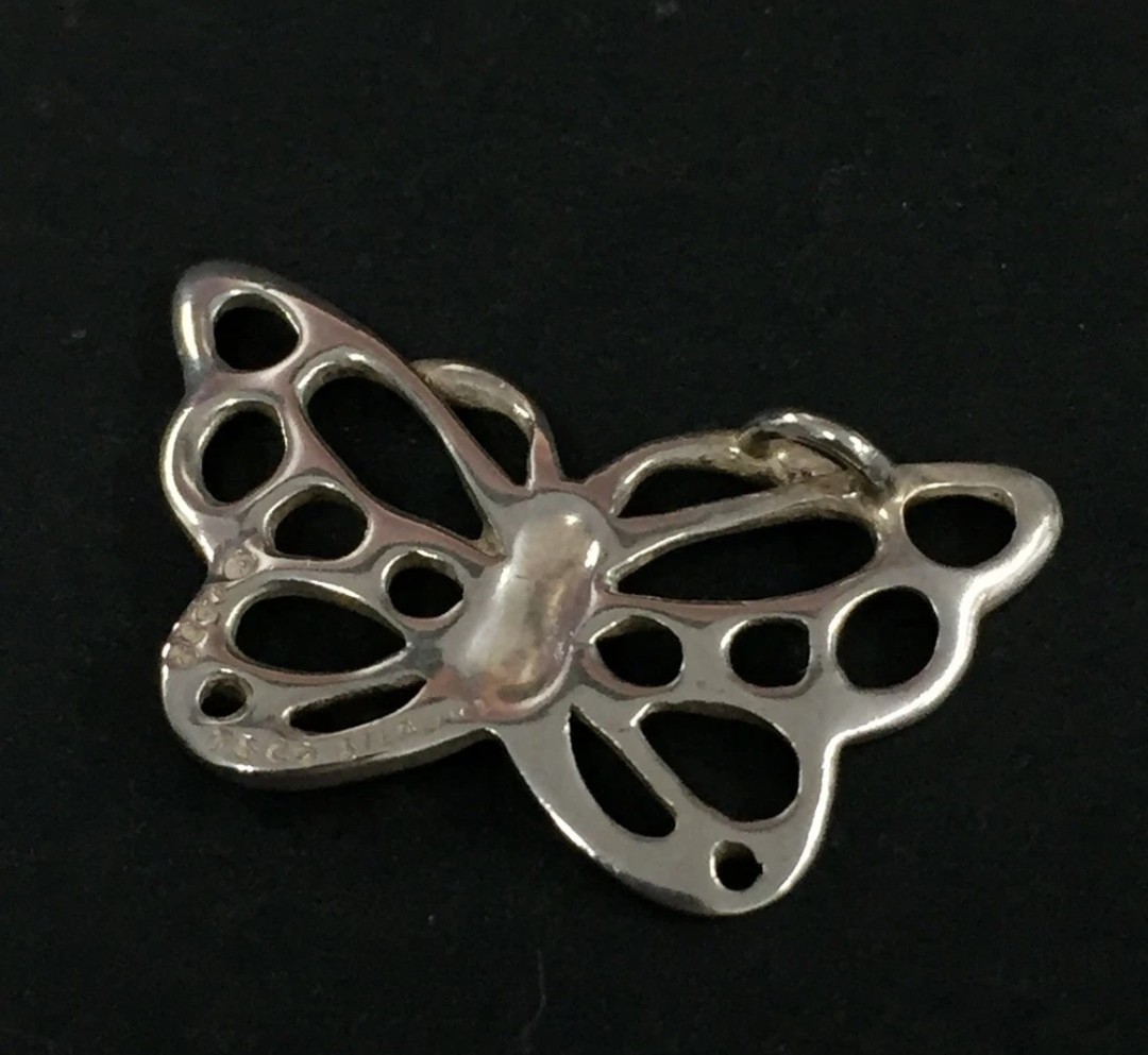 Rare Vintage Version! Tiffany & Co. Butterfly Charm Pendant