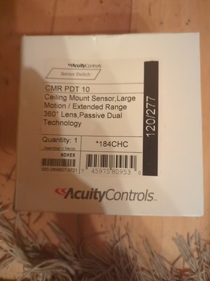 Sensor Switch CMR PDT 10 Extended Range  Dual Technology Ceiling Mount Oc Sensor