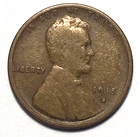 1915S Lincoln Cent Very Good VG / Low Shipping