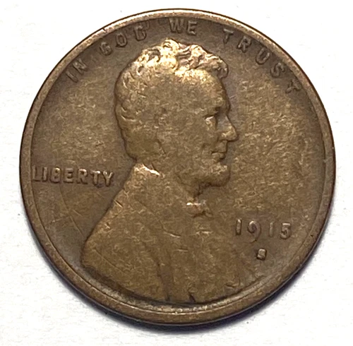 1915S Lincoln Cent Very Good VG / Low Shipping