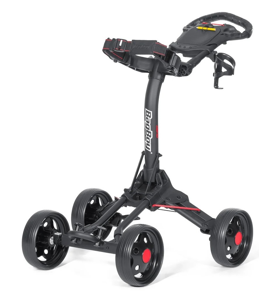 Boy Golf Quad Junior Push Cart Black