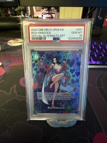 One Piece Boa Hancock Emperors in the New World PSA 10 OP07-051 OP09 SP English