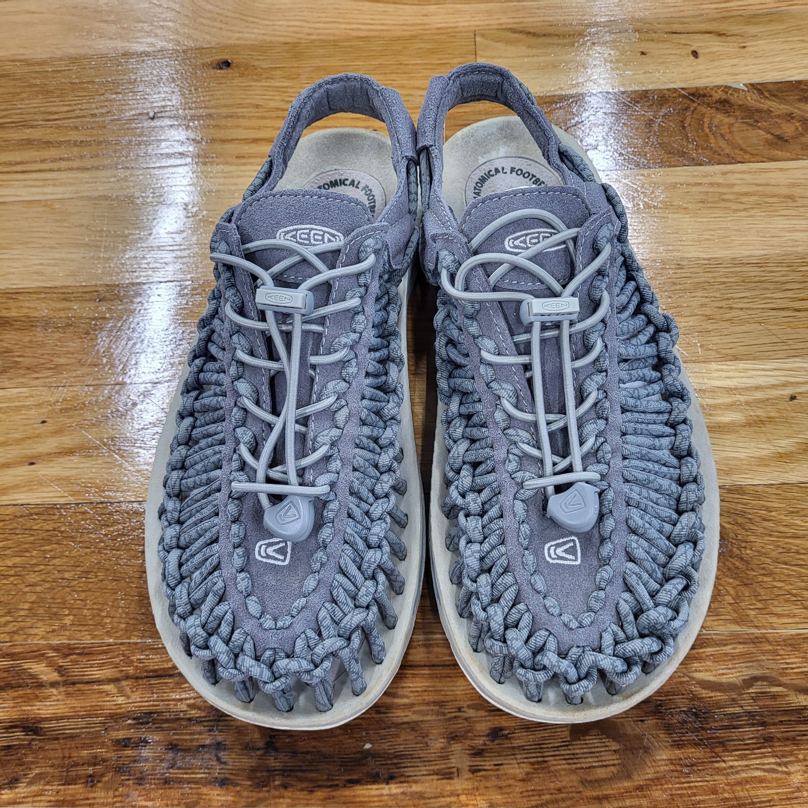 Sandali Keen Uneek Pescatore Bungie Elasticizzati Donna Taglia 8 5 Uomo 7 Plaza Taupe