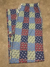 NWOT Vineyard Vines Christmas Patchwork Holiday Lounge Pajama Pants Youth XL