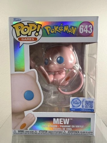 Funko Pop! Pokemon Mew #643 Pearlescent Funko Special Edition