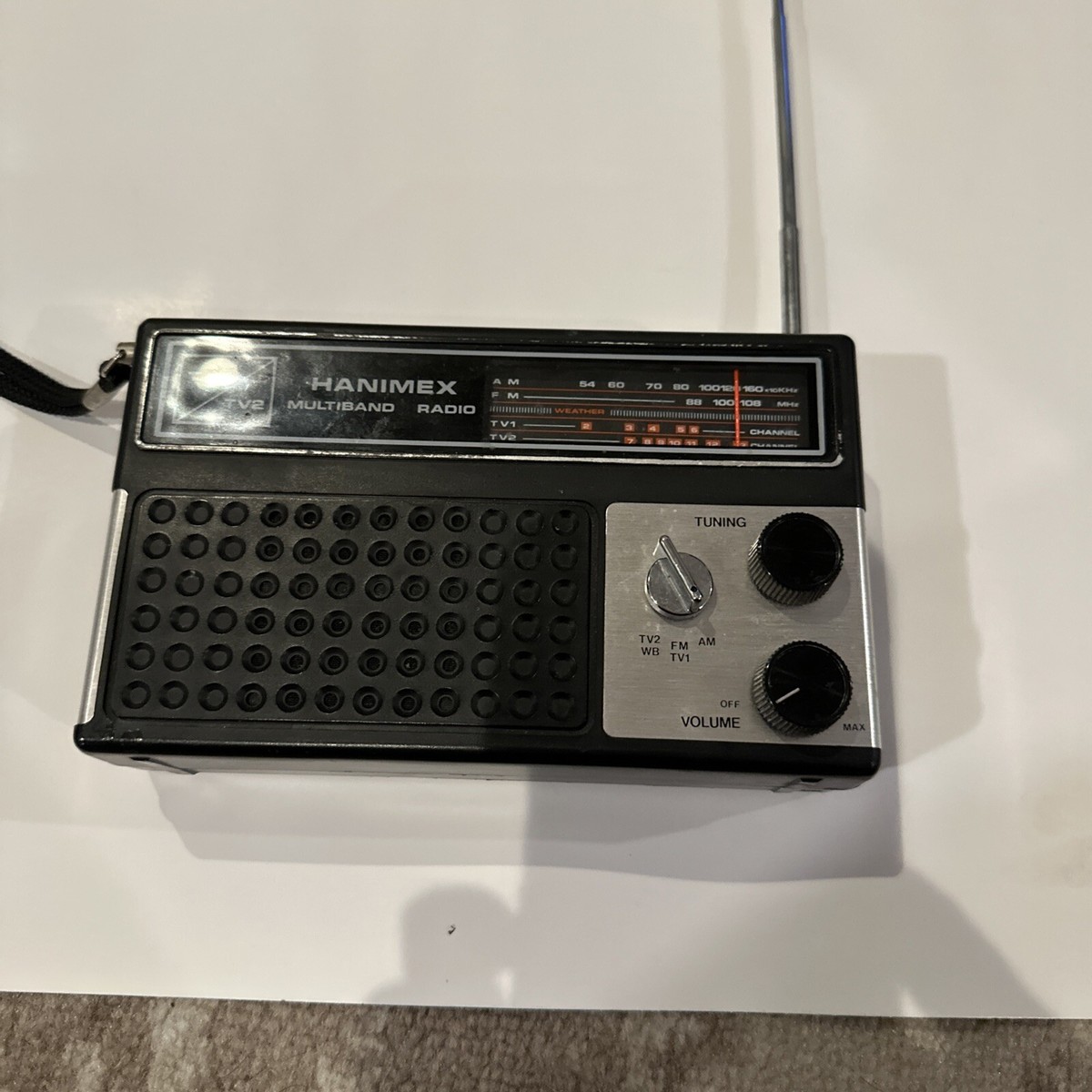 Vintage Radio Hanimex Model No 7500A AM FM TV-1 TV-2 WB | eBay