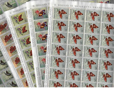 s43334 SAN MARINO 1963 MNH** Farfalle 5v Fogli Interi