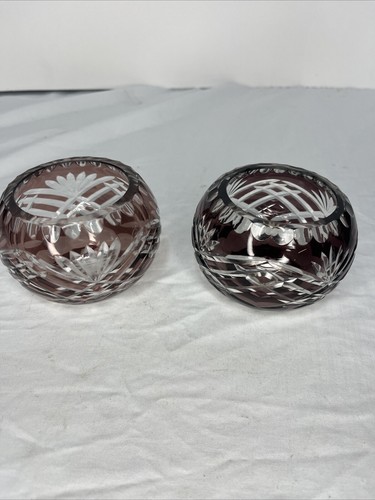 Fifth Avenue Crystal Crystal Votive Candle Holders Cut To Clear