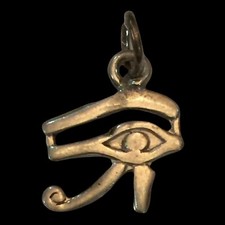 Egyptian Solid Sterling Silver800 Eye Of Horus Pendant Charm From Egypt1.3Grams