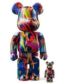 BE@RBRICK Kaws Bearbrick Collaboration Limited Tension 100% & 400 