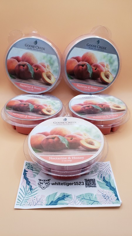 Goose Creek Candle NECTARINE & HONEY Wax Melts New in Package LOT OF 5 + BONUS 4