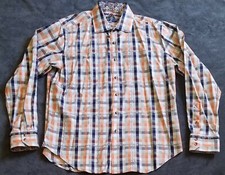 Robert Graham 100 Cotton Mens Luxury Dress Shirt Sz. XL Classic Fit Multi Color