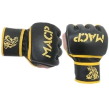 Black and Gold MACP Grappling Gloves