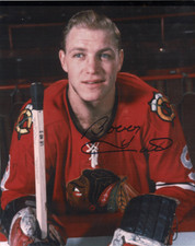 Bobby Hull Chicago Blackhawks Autographed Signed 8x10 Photo AMCo COA 16139