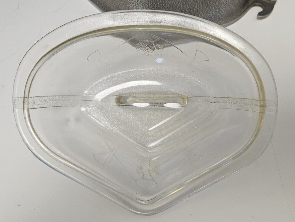 Vintage Guardian Service Cookware 4 Piece 2 Triangle Serving Oven Dishes w/Lids 