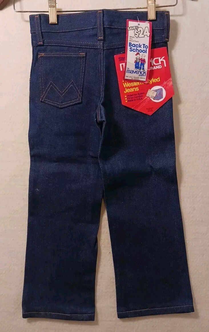 's Western Jeans 6 Regular 23" Waist 18 1/2" Inseam