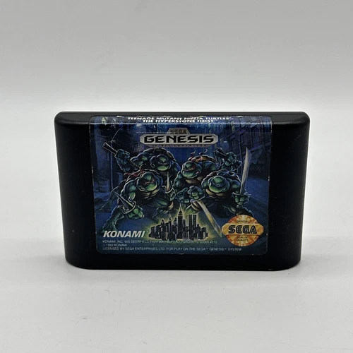 Teenage Mutant Ninja Turtles: The Hyperstone Heist (Genesis, 1992) Authentic