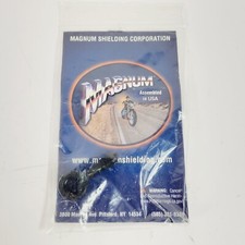 Magnum 10mm Motorcycle Brake Line Banjo Fitting - 716 - An3 180 - Black 1704-40