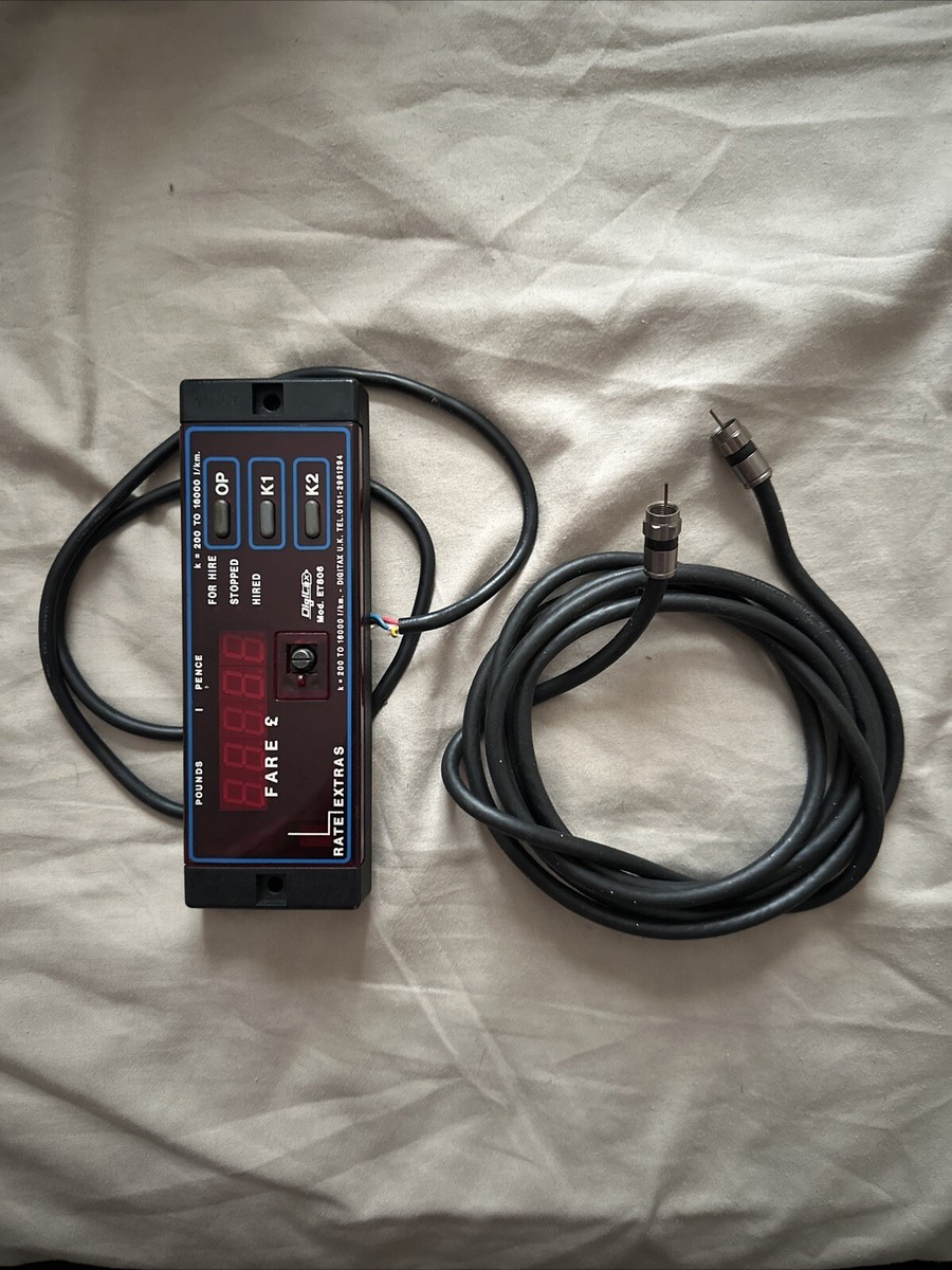 Digitax Taxi Meter - Mod. ET806 for Taxi Driver | eBay UK