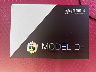 Glorious Model D- Minus Lightweight Wired Gaming Mouse Matte Black GLO-MS-DM-MB