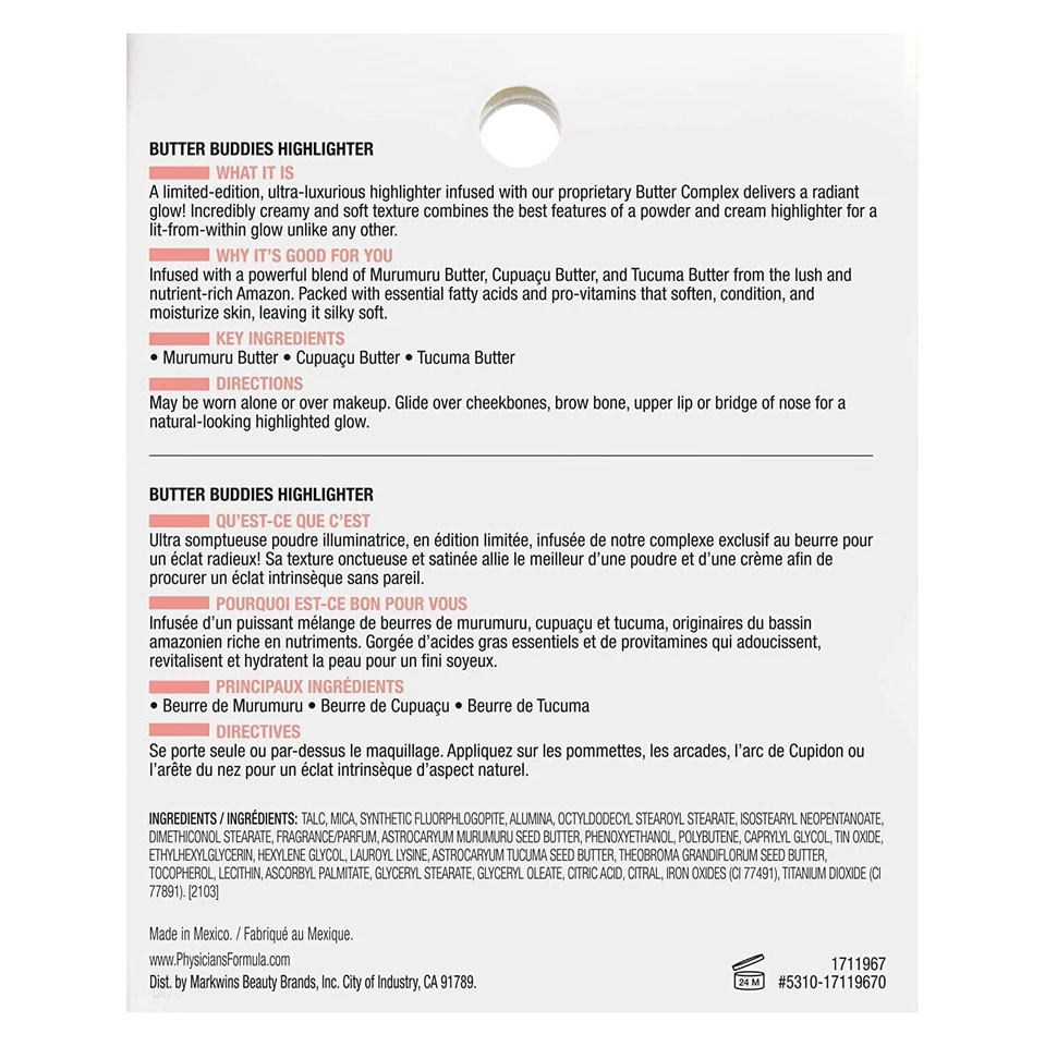 Physicians Formula Butter Buddies Butter Nut Highlighter Golden Nude - Image 4 of 4